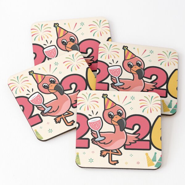 Item preview, Party Flamingo Welcomes 2026 designed and sold by NeatThingLover.
