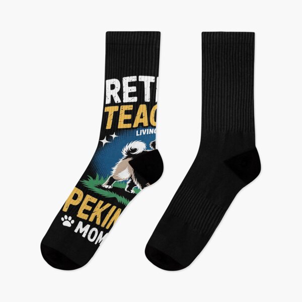 Item preview, Retired Teacher Living Pekingese Dog MOM Life  designed and sold by VerseFarm.