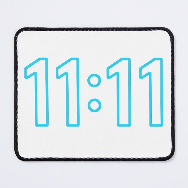 Item preview, 11:11 Angel Number Blue Glow designed and sold by HiteshArt111.