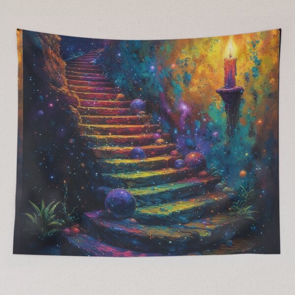 Item preview, Staircase to Heaven, Candles and Stars designed and sold by Mianku | Für das Leben.