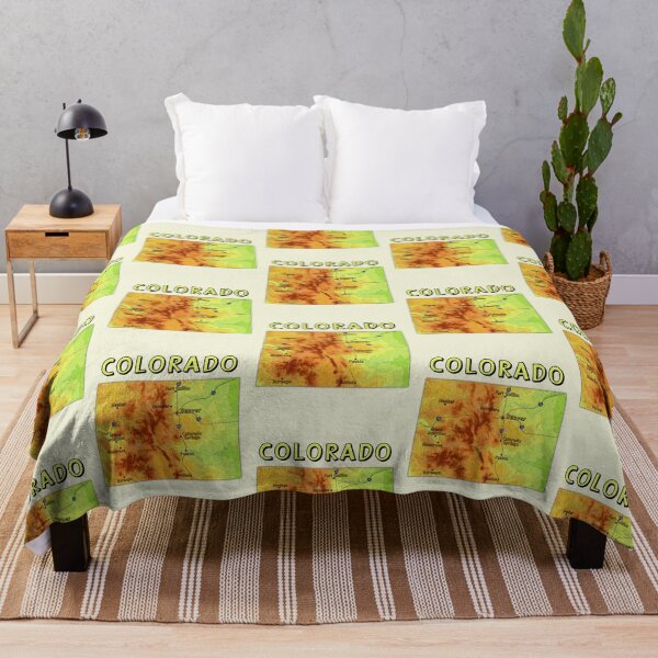 Item preview, Colorado Topographic Map - Retro Sunset Elevation Art designed and sold by mashmosh.