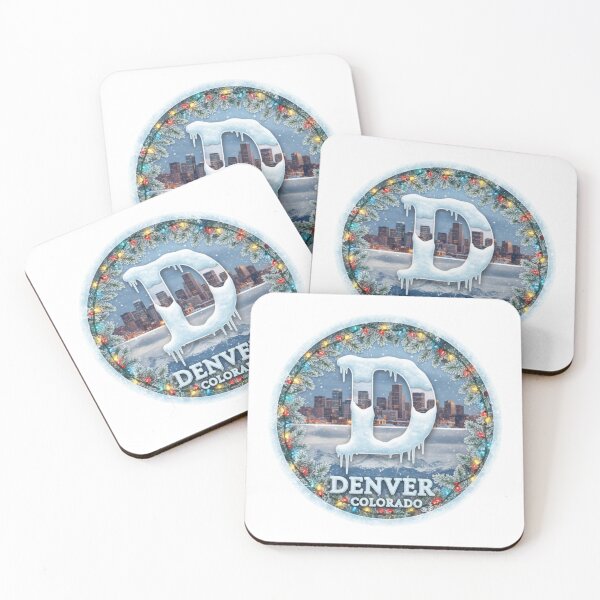 Item preview, Denver Winter Christmas Badge Alpine Snowpeak Design designed and sold by Imaginarium of Chaos falcon88 .