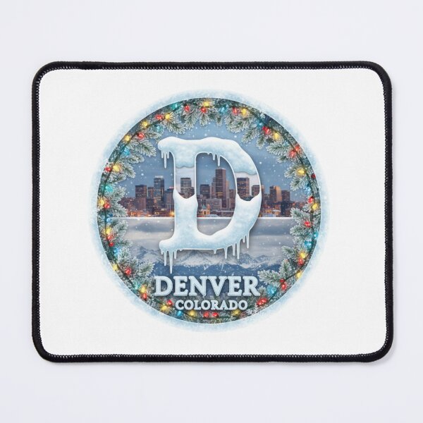 Item preview, Denver Winter Christmas Badge Alpine Snowpeak Design designed and sold by Imaginarium of Chaos falcon88 .