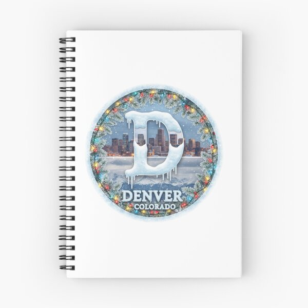 Item preview, Denver Winter Christmas Badge Alpine Snowpeak Design designed and sold by Imaginarium of Chaos falcon88 .