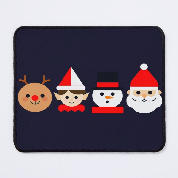 Item preview, Whimsical Christmas Crew – Santa, Elf, Snowman & Reindeer Holiday Art for Gifts, Cards & Apparel designed and sold by Bright Nest Studio.