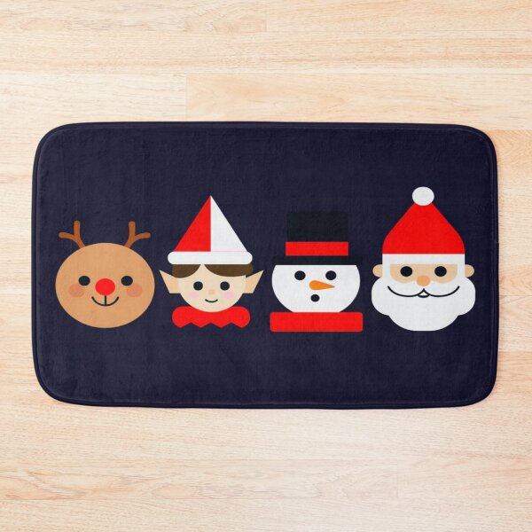Item preview, Whimsical Christmas Crew – Santa, Elf, Snowman & Reindeer Holiday Art for Gifts, Cards & Apparel designed and sold by Bright Nest Studio.