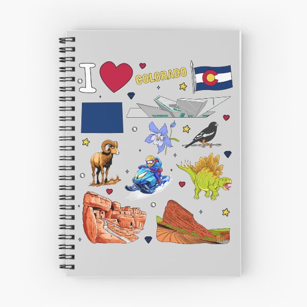 Item preview, Colorado Adventure Essentials: Landmarks & Wildlife Sticker Art designed and sold by mashmosh.