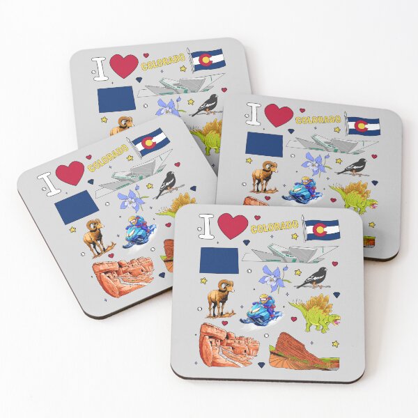 Item preview, Colorado Adventure Essentials: Landmarks & Wildlife Sticker Art designed and sold by mashmosh.