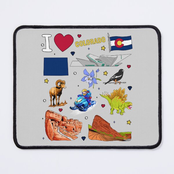 Item preview, Colorado Adventure Essentials: Landmarks & Wildlife Sticker Art designed and sold by mashmosh.
