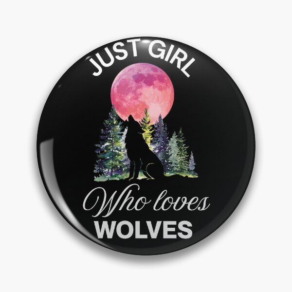 Item preview, Just girl who loves wolves  designed and sold by Fateh-Kro ⭐⭐⭐⭐⭐.