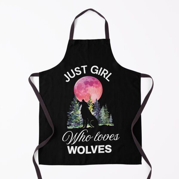 Item preview, Just girl who loves wolves designed and sold by Fateh-Kro ⭐⭐⭐⭐⭐.