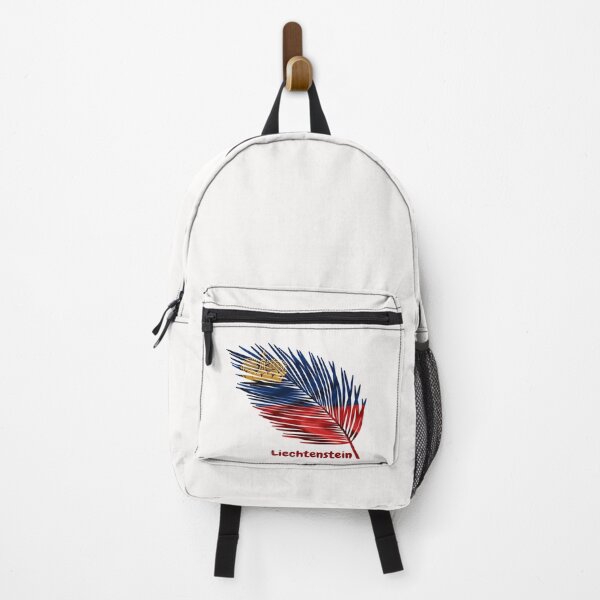 Item preview, Abstract Liechtenstein Flag – Feather Design designed and sold by ArteJorge48.