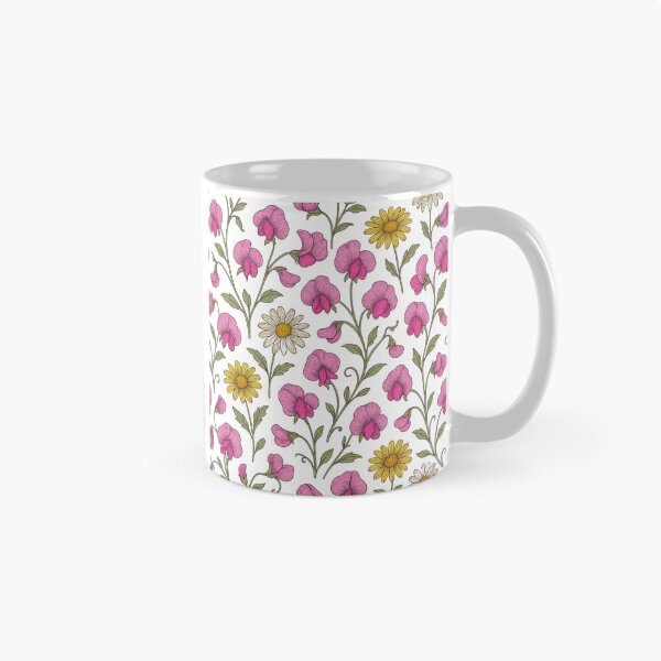 Item preview, April | Sweet Pea and Daisy flowers designed and sold by vagar.