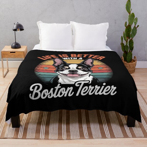 Artikelvorschau, Das Leben ist schöner mit einer Boston-Terrier-Mama, einer Hundeliebhaberin entworfen und verkauft von VerseFarm.