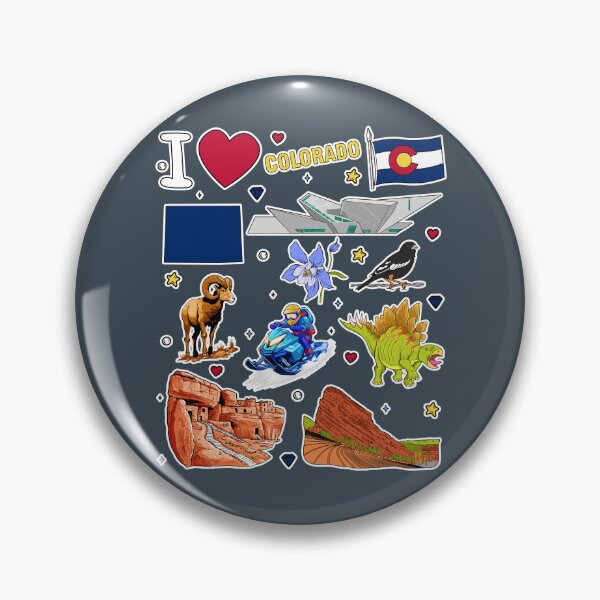 Item preview, Colorado State Pride, Ultimate Retro Adventure Sticker Pack designed and sold by mashmosh.