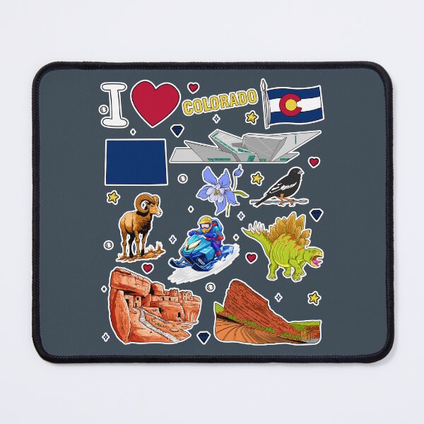 Item preview, Colorado State Pride, Ultimate Retro Adventure Sticker Pack designed and sold by mashmosh.