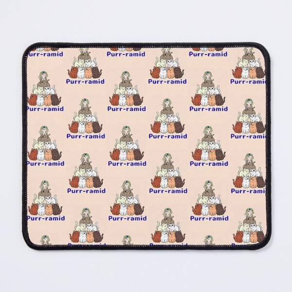 Item preview, Purr-ramid Cat Pyramid, Cute Egyptian Feline Stack Pun designed and sold by JJMasters.