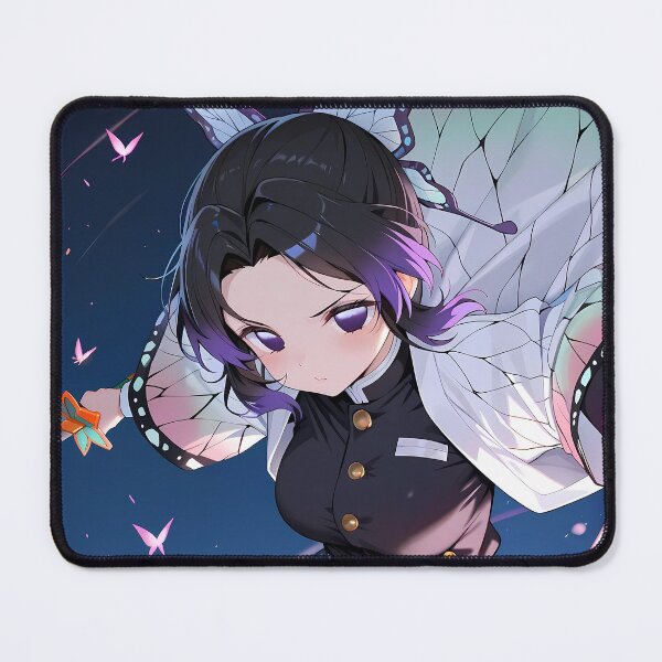 Item preview, Shinobu Kocho Demon Slayer Anime Girl Night Sky Battle designed and sold by Tokyonomad.