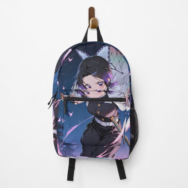 Item preview, Shinobu Kocho Demon Slayer Anime Girl Night Sky Battle designed and sold by Tokyonomad.