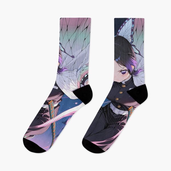 Item preview, Shinobu Kocho Demon Slayer Anime Girl Night Sky Battle designed and sold by Tokyonomad.