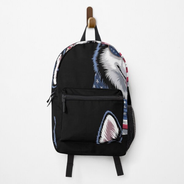 Item preview, Siberian Husky USA Flag Sunglasses 4th of July Patriotic Dog Women Kids Men  designed and sold by MythWoot.