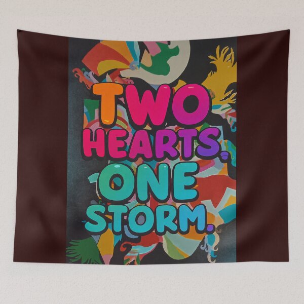Item preview, Two Hearts One Storm! designed and sold by F4Fartbot.