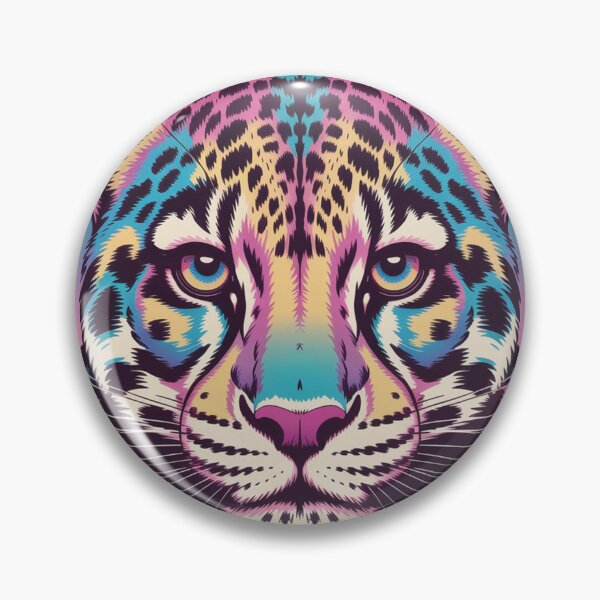 Item preview, Psychedelic Clouded Leopard Portrait designed and sold by VividTrails.