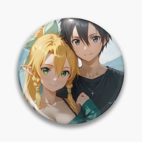 Item preview, Kirito Sword Art Online Forest Anime Couple Warm Summer Gentle Mood designed and sold by Tokyonomad.