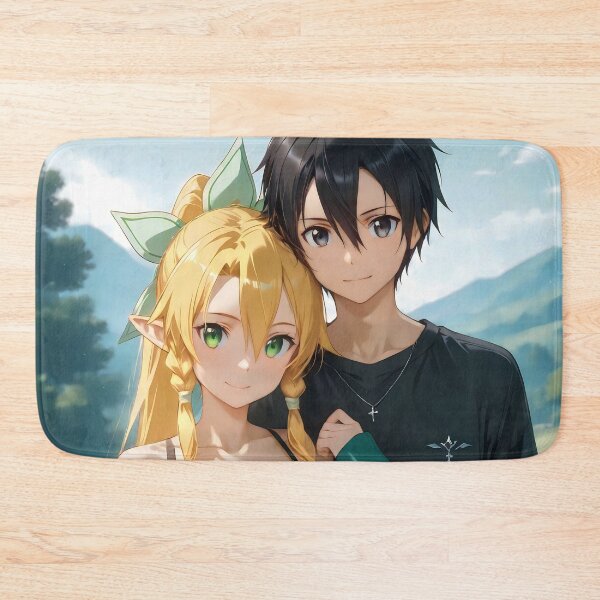 Item preview, Kirito Sword Art Online Forest Anime Couple Warm Summer Gentle Mood designed and sold by Tokyonomad.