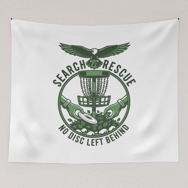 Item preview, Search Rescue No Disc Left Behind Funny Disc Golf designed and sold by LuminOrb.