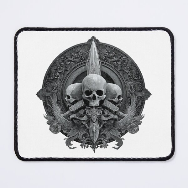 Item preview, Dark Gothic Skull Emblem designed and sold by Anacond.