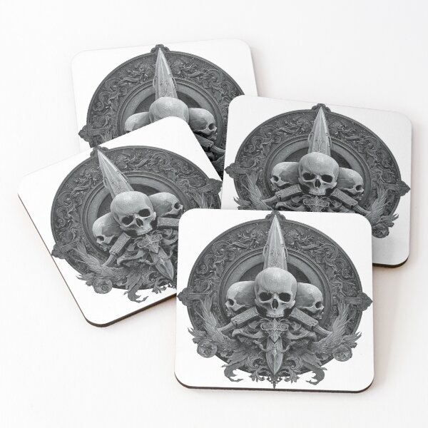 Item preview, Dark Gothic Skull Emblem designed and sold by Anacond.