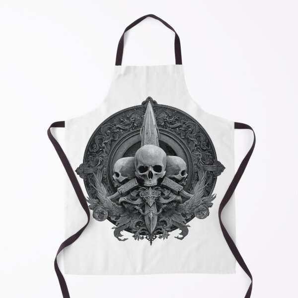 Item preview, Dark Gothic Skull Emblem designed and sold by Anacond.
