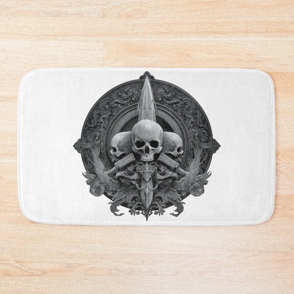 Item preview, Dark Gothic Skull Emblem designed and sold by Anacond.