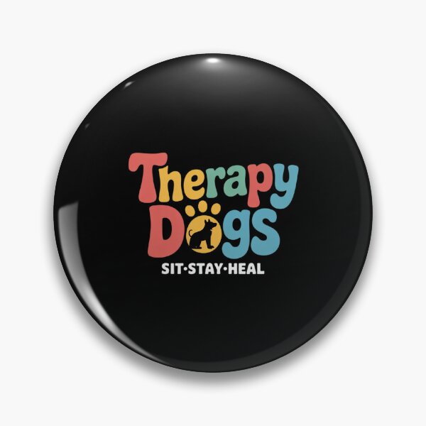 Item preview, Therapy Dog Team Animal Assisted Therapy Dogs Sits Stay Heal  designed and sold by MarryIsMonth.