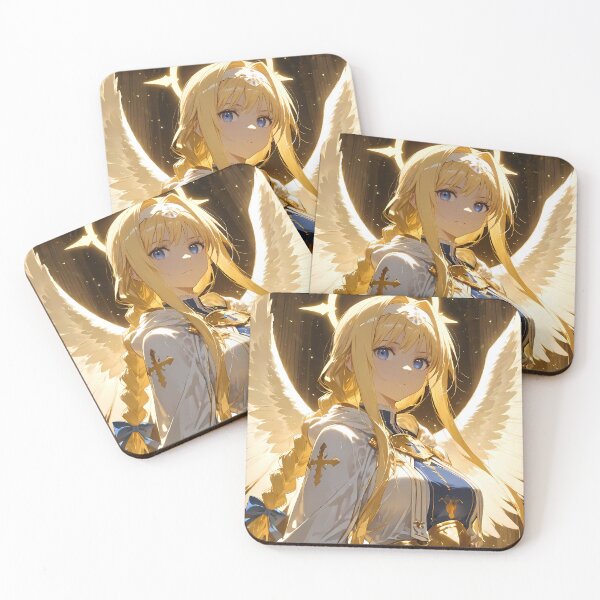 Item preview, Alice Zuberg Sword Art Online Anime Angel Fantasy Golden Blue Knight designed and sold by Tokyonomad.