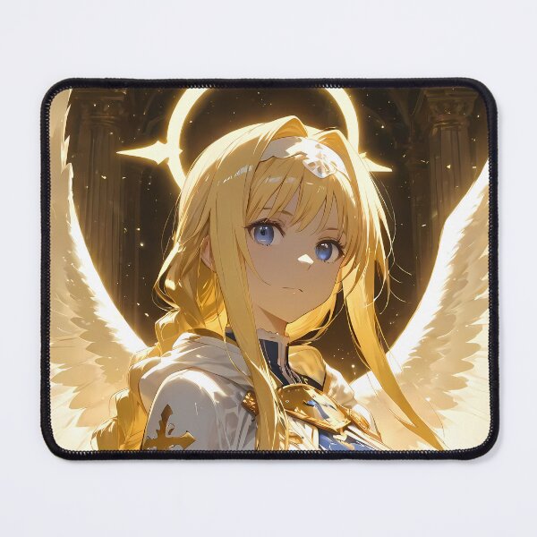 Item preview, Alice Zuberg Sword Art Online Anime Angel Fantasy Golden Blue Knight designed and sold by Tokyonomad.