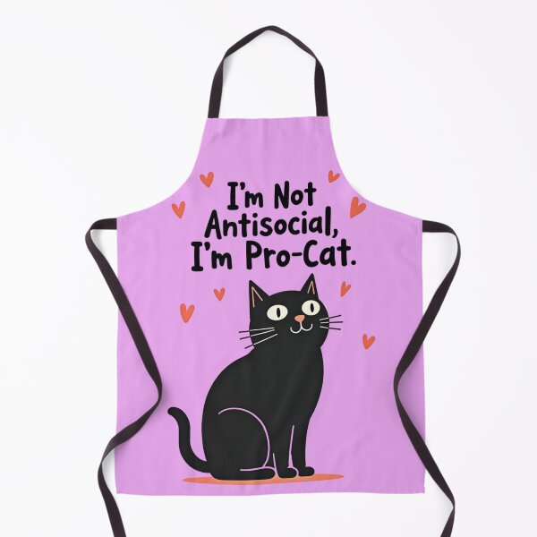 Item preview, I’m Not Antisocial I’m Pro-Cat – Funny Cat Lover Design designed and sold by TroyTheTerrific.