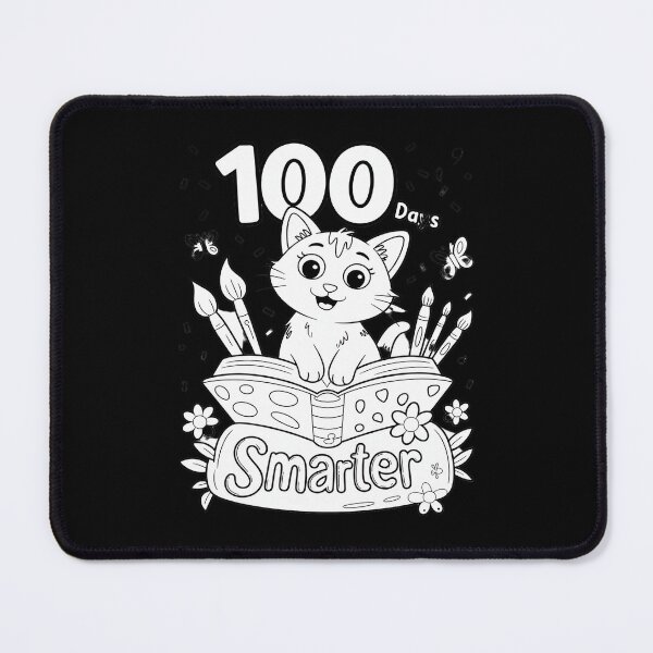 Item preview, Cats 100th Day Of School Teacher 100 Days Smarter Cat Kitty designed and sold by RsFilsingerArt.