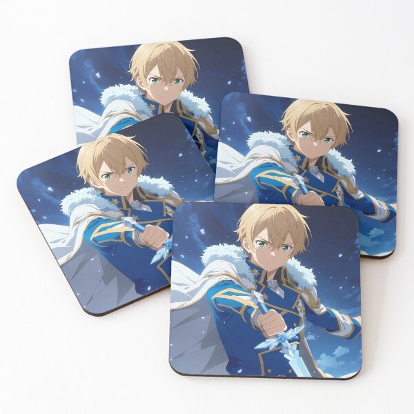 Item preview, Eugeo Sword Art Online Anime Ice Sword Fantasy Blue Winter designed and sold by Tokyonomad.