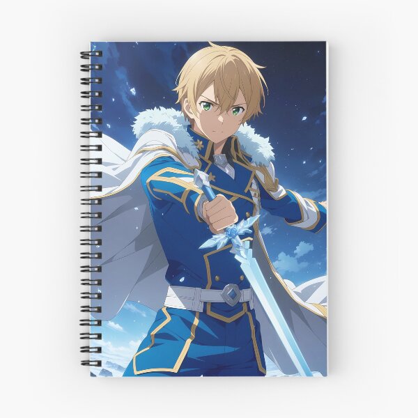 Item preview, Eugeo Sword Art Online Anime Ice Sword Fantasy Blue Winter designed and sold by Tokyonomad.