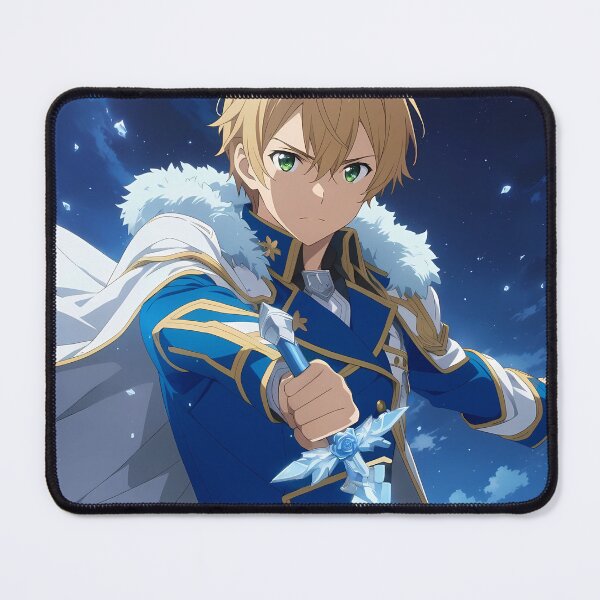 Item preview, Eugeo Sword Art Online Anime Ice Sword Fantasy Blue Winter designed and sold by Tokyonomad.