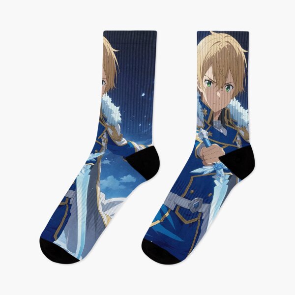 Item preview, Eugeo Sword Art Online Anime Ice Sword Fantasy Blue Winter designed and sold by Tokyonomad.