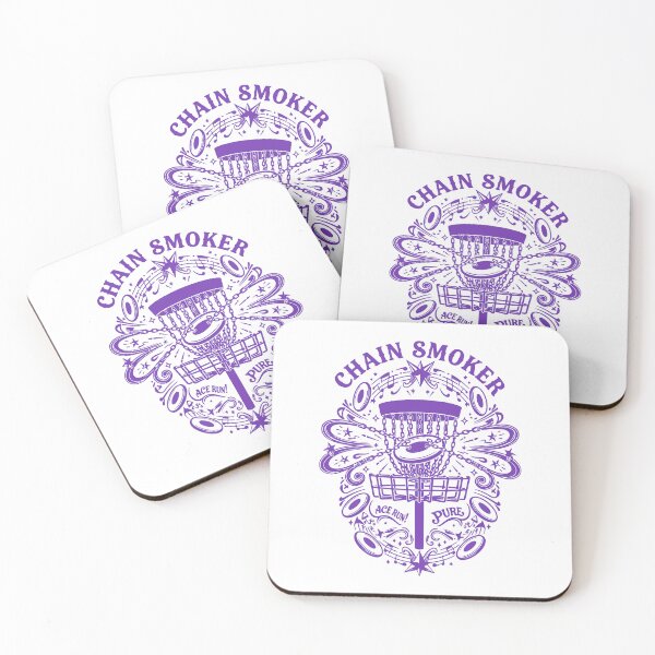 Item preview, Chain Smoker Funny Disc Golf Design Ace Run Pure designed and sold by LuminOrb.