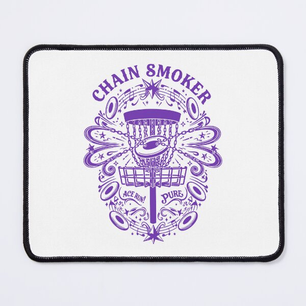 Item preview, Chain Smoker Funny Disc Golf Design Ace Run Pure designed and sold by LuminOrb.