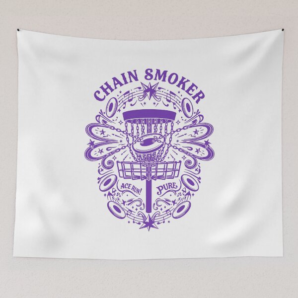 Item preview, Chain Smoker Funny Disc Golf Design Ace Run Pure designed and sold by LuminOrb.