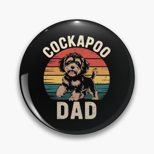 Item preview, Cockapoo Dad Dog Funny Father's Day Vintage Pet Men Women Kids  designed and sold by RsFilsingerArt.