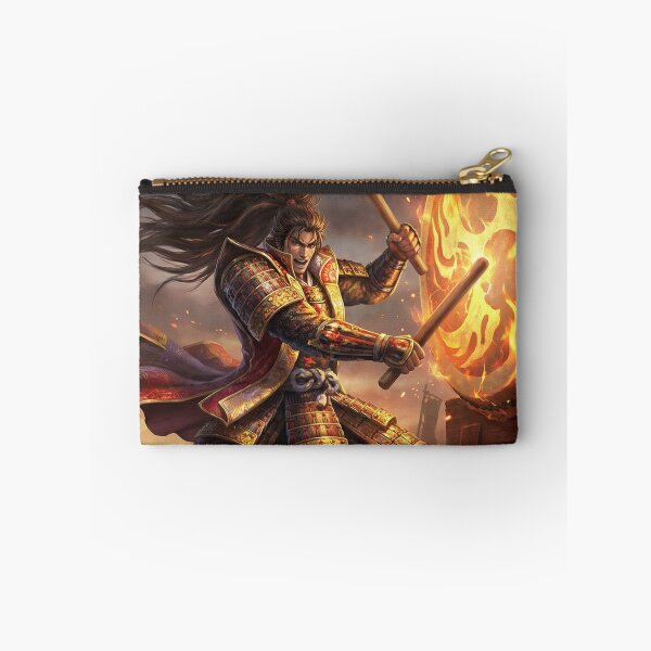 Item preview, Maeda Keiji – Flaming War Drum Hero | Samurai Firestorm Fantasy Art | Mori no Akari Series designed and sold by Mori-no-Akari.