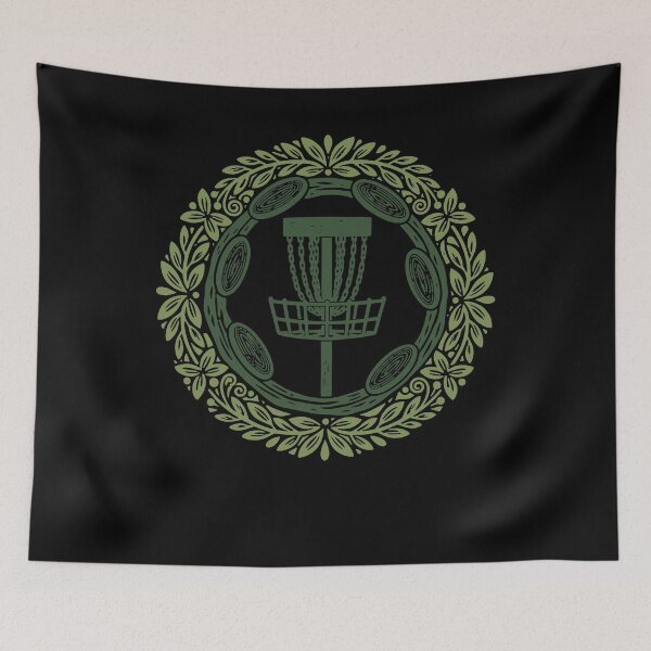 Item preview, Disc Golf Basket Wreath Disc Golfer Fun designed and sold by LuminOrb.