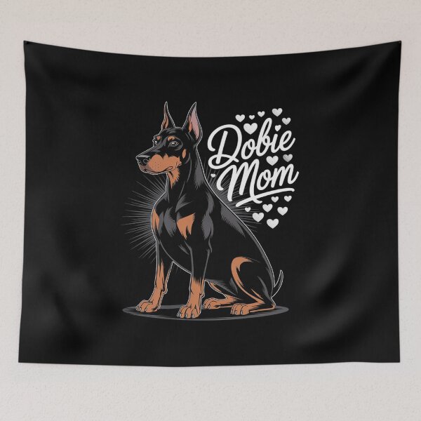 Item preview, Cool Doberman Mom Art Women Doberman Pinscher Dobie Lovers  designed and sold by RsFilsingerArt.